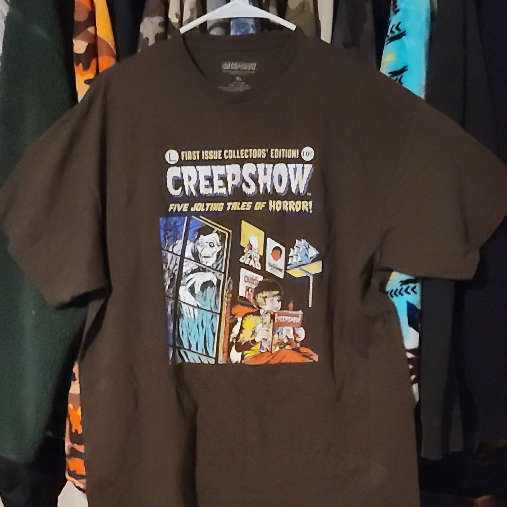 Creepshow Brown Graphic T-Shirt